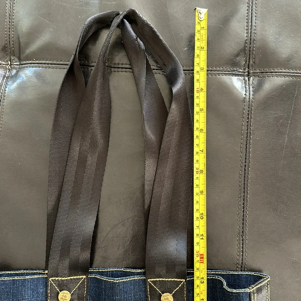 Motor City Denim Company denim tote shoulder bag - Picture 10 of 11